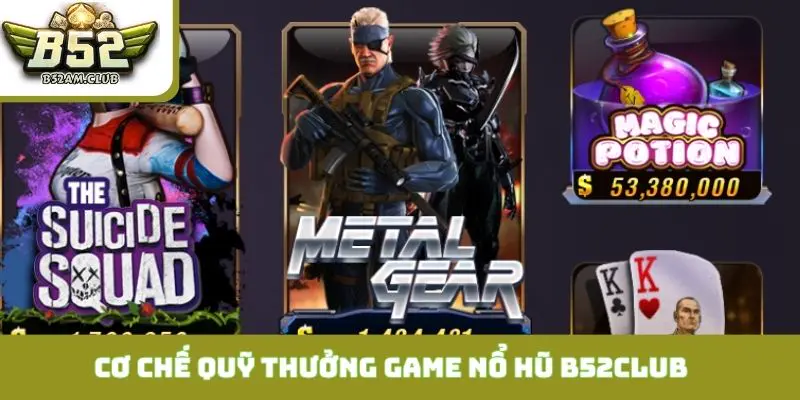 Giải mã cơ chế vận hành quỹ thưởng game nổ hũ B52CLUB