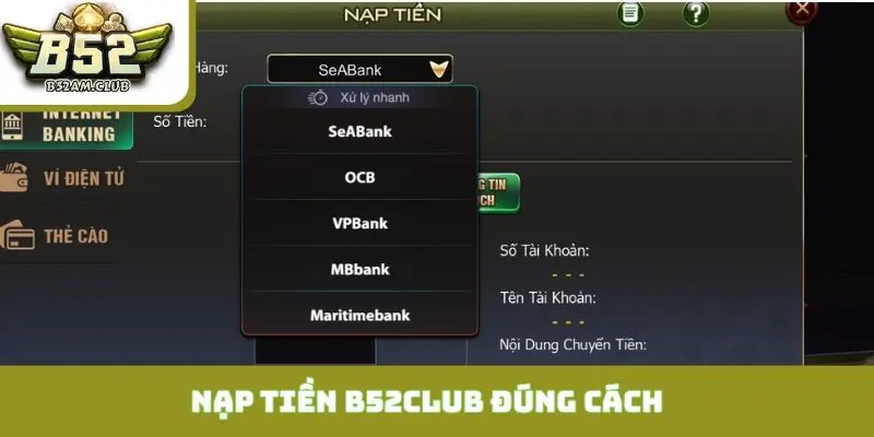 Tầm quan trọng của việc nạp tiền B52CLUB đúng cách